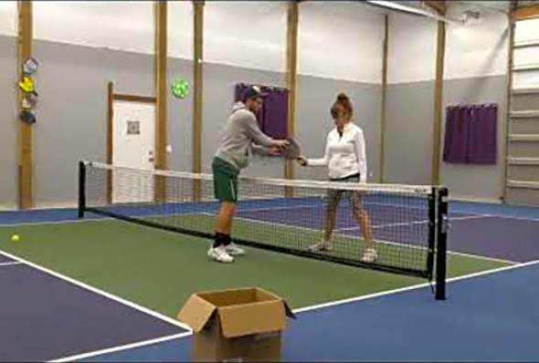 How to Use Your Wrist With Volleys at the Net in Pickleball