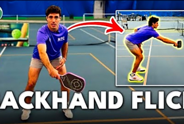 MASTER the Backhand Flick with Pro Pickleball Player Richard Livornese Jr.
