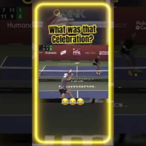 Jack Sock&#039;s Insane Pickleball Finish: Pro Moves &amp; Goofy Victory Dance! #...