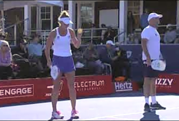 Pro Mixed Doubles Semifinal Match ( L. Kovalova / M. Wright vs C. Parenteau / R. Newman)