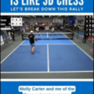 Sr. Pro Doubles Pickleball is Like 3D Chess... Let&#039;s Break Down this Rally
