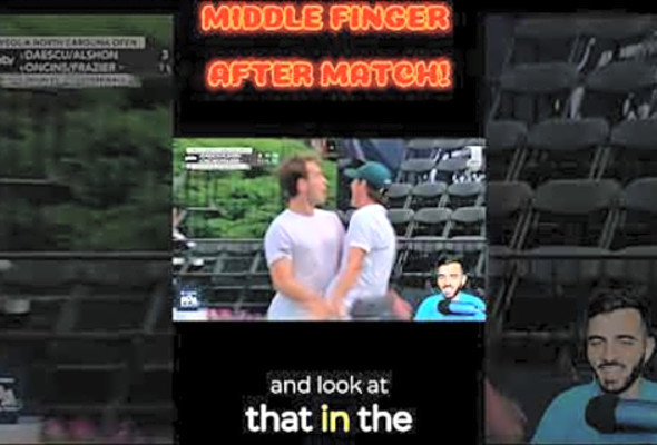 MIDDLE FINGER from Christian Alshon after INTENSE match! #pickleball #propickleball #ppatour