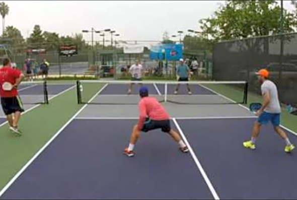 2017 Encinitas Pickleball Grand Prix Finale MD 5.0 Round 5 Dawson/Lecours vs. Dawson/Bucher