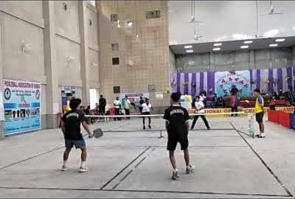 Sikkim National Open pickleball Championship U18 Boy&#039;s Double&#039;s League Match
