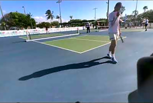 APP Plantation Pickleball Pro Mens Singles Zane Navratil vs Travis Rettenmaier Game 1