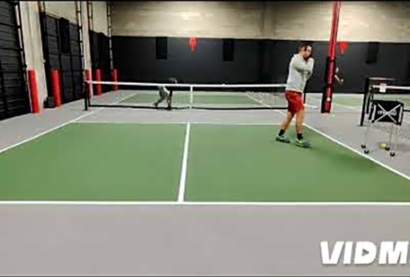 Roger Federer of Indian Pickleball Improving Midcourt Resets with 6.0 Pro