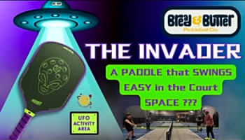 The Bread and Butter Invader Pickleball Paddle Review: A Paddle the Swings Easy in the Court Space?