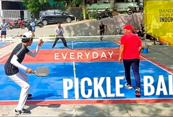 PICKLEBALL BANDUNG MATCH - Bastian/Rukman vs Pathi/Jeffry - Pickleball Indonesia