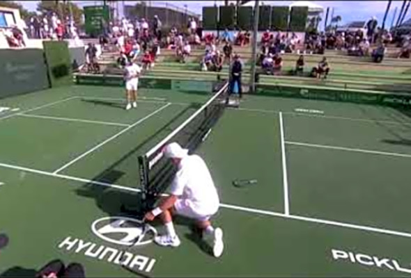 Small Oopsie At The Pickleball Net