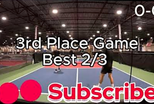 I Played in a 4.0 Pickleball Tournament as a 4.014 DUPR - Part 3/3 - 3rd Place Game - PickleballMark