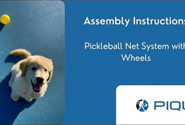How to assemble your PIQL Portable Pickleball Net System
