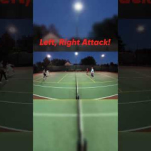 Left, Right Attack! #pickleball #pickleballhighlights #highlights #short...