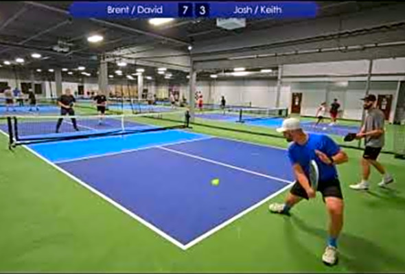 Brent and David vs. Josh and Keith - 4.0 Pickleball Match