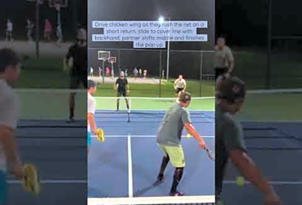 Pickleball at the 4.5 level is about recognizing and executing patterns of shots