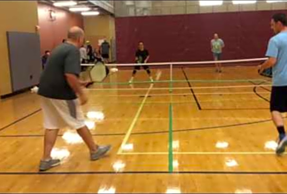 Palatine (IL) Pickleball Tournament - Advanced Men&#039;s Doubles - Bronze Medal Match