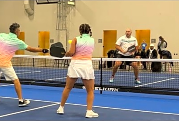 PPA Bubly Pickleball Tournament atLas Vegas3.5 Mixed Corina &amp; David Hill Match 2