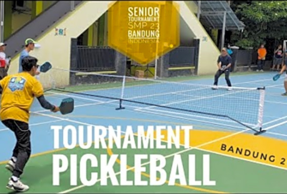 Pickleball Indonesia - Senior Tournament Bastian-Rudini v Nana-Teddy #PickleballTraveler