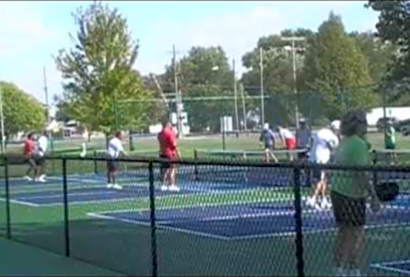 Pickleball Men&#039;s Doubles - Illinois Senior Olympics 2012