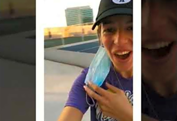 Enthusiasm at The Las Vegas Open. pickleball