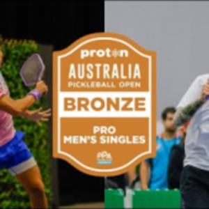 Duong vs Huynh at the Proton Australia Pickleball Open - Bronze Medal Match