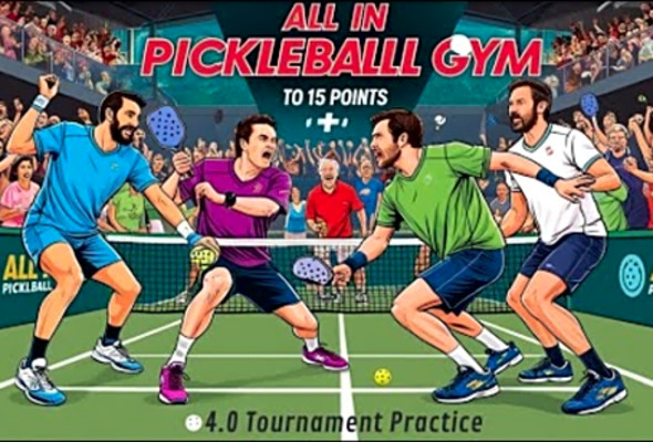 Pickleball Tournament 4.0 Mens doubles Practice