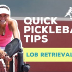 Pickleball Quick Tips - Lob Retrieval w/ Marcello Jardim