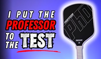 Professor PhD Pickleball Paddle Review - Carbon Fiber Paddle Under $100