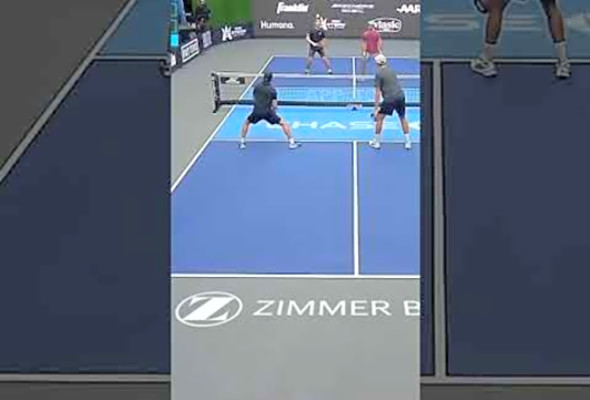 2024 Chase APP Miami Frazier/Johnson vs. Bock/Lanier Semi-Finals (3) #shorts #pickleball