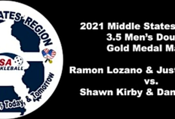 2021 Middle States Regional 3.5 Men&#039;s Doubles Gold Medal Match