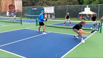 Forehand takes the middle? Guess Again! 4.5-5.0 - Pickleball Match Breakdown