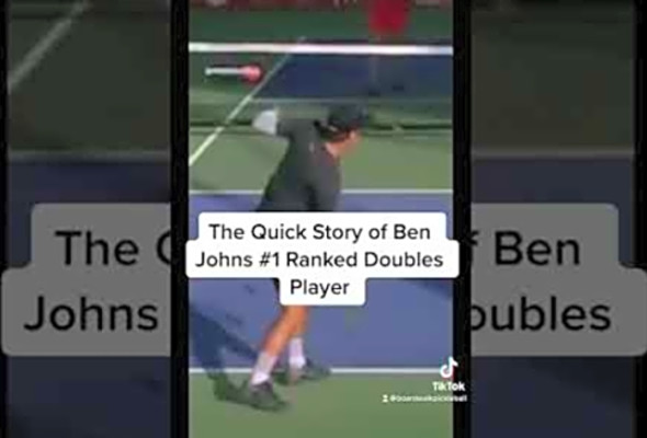 The Quick Story of Ben Johns #1 Ranked Doubles Player #pickleball #pckleballislife #coachschuman