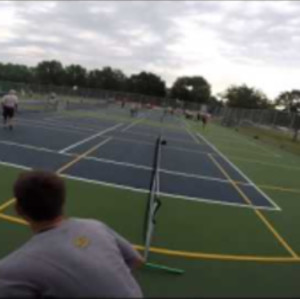 Game 2 Part 1/2 - Parks &amp; Rec Pickleball Outdoor-Indoor Tournament #2