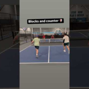 Blocks and Counter #pickleball #Highlights #Sports #Fun #Action