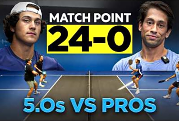 Can the 5.0s Score Just ONE POINT to Beat the Pros? - Pros vs 5.0s