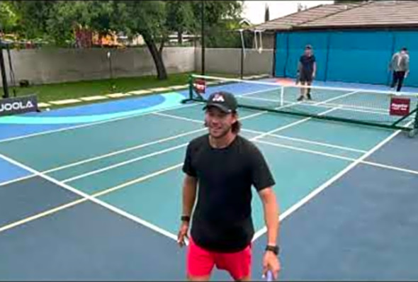 Callan Dawson &amp; Johannes Vance VS DJ Young &amp; Erik Pailet Pro Rec Pickleball Piccadilly 5/10/23