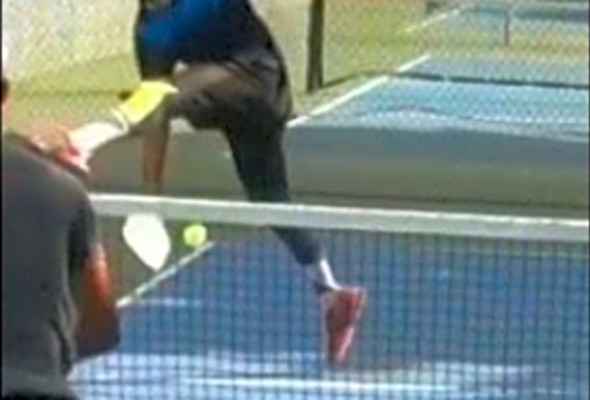 Ben Johns wins Canadian Nat&#039;l Pickleball Championship w/ Epic Tweener Bert Walkoff w/ K. Yates!(&#039;17)