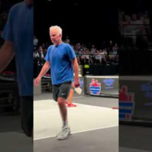 John McEnroe MELTDOWN at Pickleball Slam #johnmcenroe #pickleball #shorts