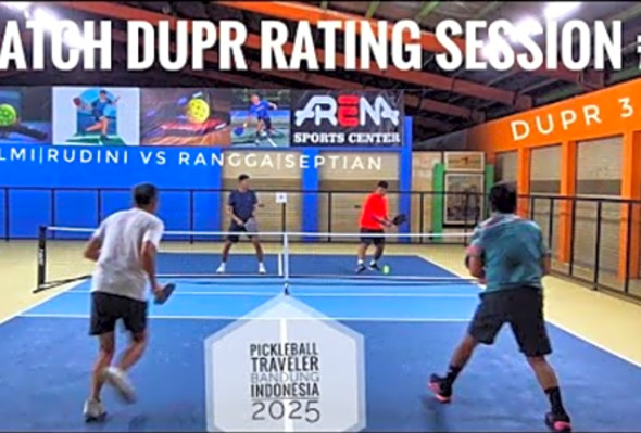 PICKLEBALL TRAVELER DUPR MATCH 3.0 - Helmi-Rudini v Bastian-Yudi #pickleballDUPR