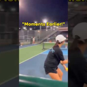 Wait till end! #pickleball #beginner #learnpickleball