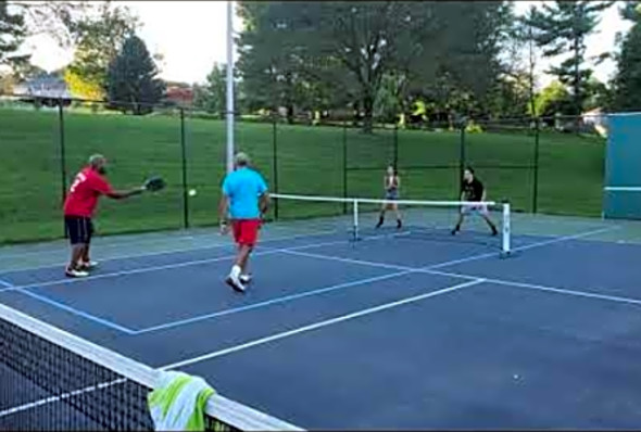 Frank&#039;s pickleball tournament playoffs. August 19, 2020
