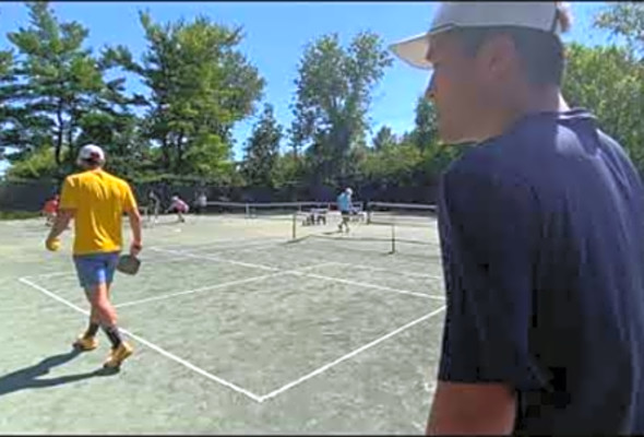 Manny/Alex vs. B.Plotnick/J.Wildman - Clay Court Pickleball tournament