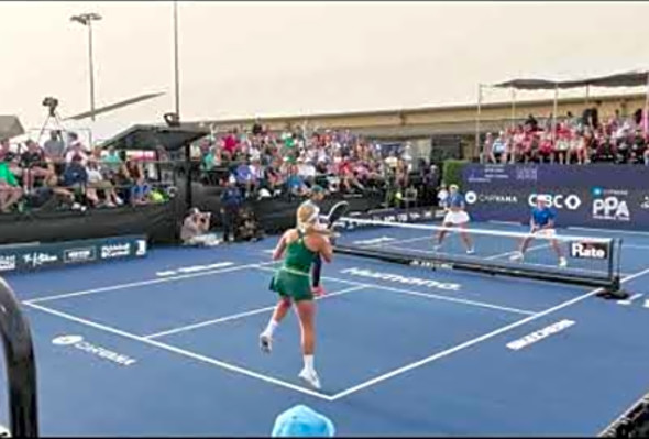 Waters/Johns v Bright/Patriquin at the CIBC Texas Open Game 1 (Fan Cam)