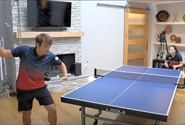 Table Tennis Highlights: Ben Johns vs Lily Zhang