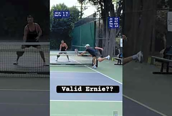 Learning Pickleball - Is this a valid #Ernie #pickleball