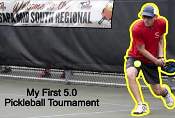 My First 5.0 Pickleball Tournament - &quot;Calvin Keeney Goes to Mid South&quot; the Movie