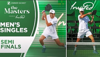 Connor Garnett v Jaume Martinez Vich at the Zimmer Biomet Masters