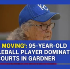 &#039;Keep moving&#039;: 95-year-old pickleball player dominates the courts in Gar...