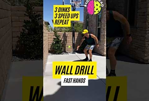 Want FAST HANDS? #pickleball #pickleballtips #pickleballdrills #sports #paddlesport #shorts #short