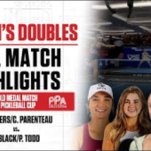 2024 PPA Las Vegas Pickleball Cup Women&#039;s Doubles - A. Waters/C. Parente...