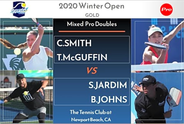 2020 Winter Open GOLD TIEBREAKER MxDPro S.Jardim/B.Johns v C.Smith / T.McGuffin